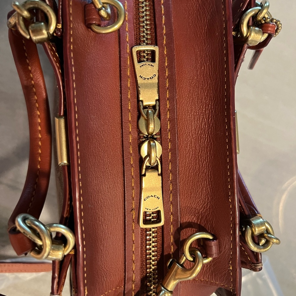 Coach Dreamer 21 Signature Canvas & Leather Mini Crossbody Bag - Picture 9 of 16